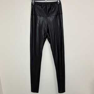 Wilfred Free Black Faux Leather Leggings